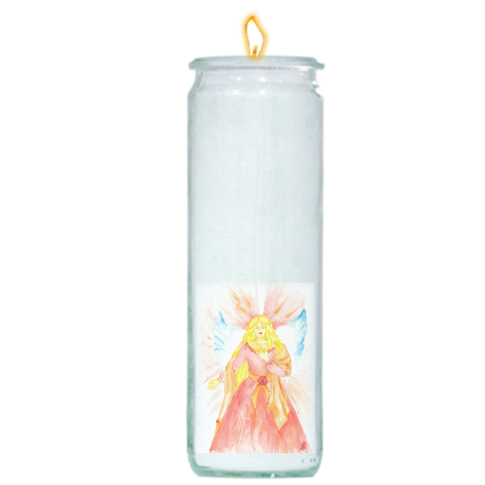 G-742g2D2CjiMesx8Z Herzlicht-Kerze -Erzengel Camael- 20 x 6 cm