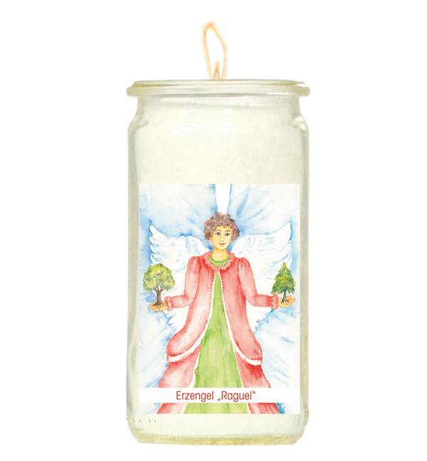 G-7481-RaguelLFyByP2ypXEUF Herzlicht-Kerze -Erzengel Raguel- 13 x 6 cm