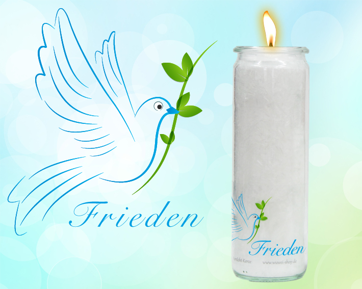 Herzlicht-Frieden-GlaswcQyGqZfbQPaI Herzlicht-Kerze Frieden im Glas 20 x 6 cm
