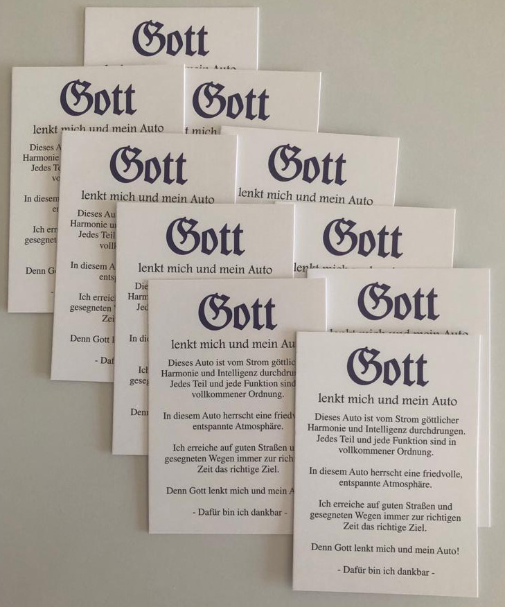 Gott-lenkt-2 Karte "Gott lenkt mich und mein Auto"