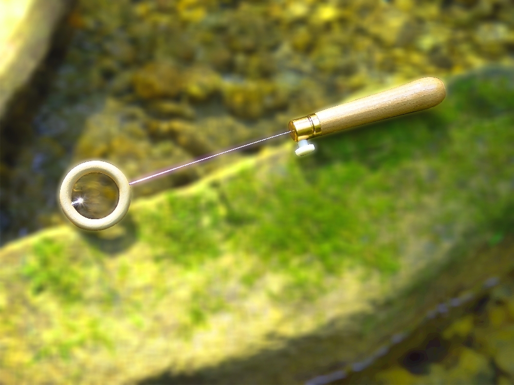 Einhand-Tensor Urteilchen Einhand-Tensor mit Goldkappe, längenverstellbar