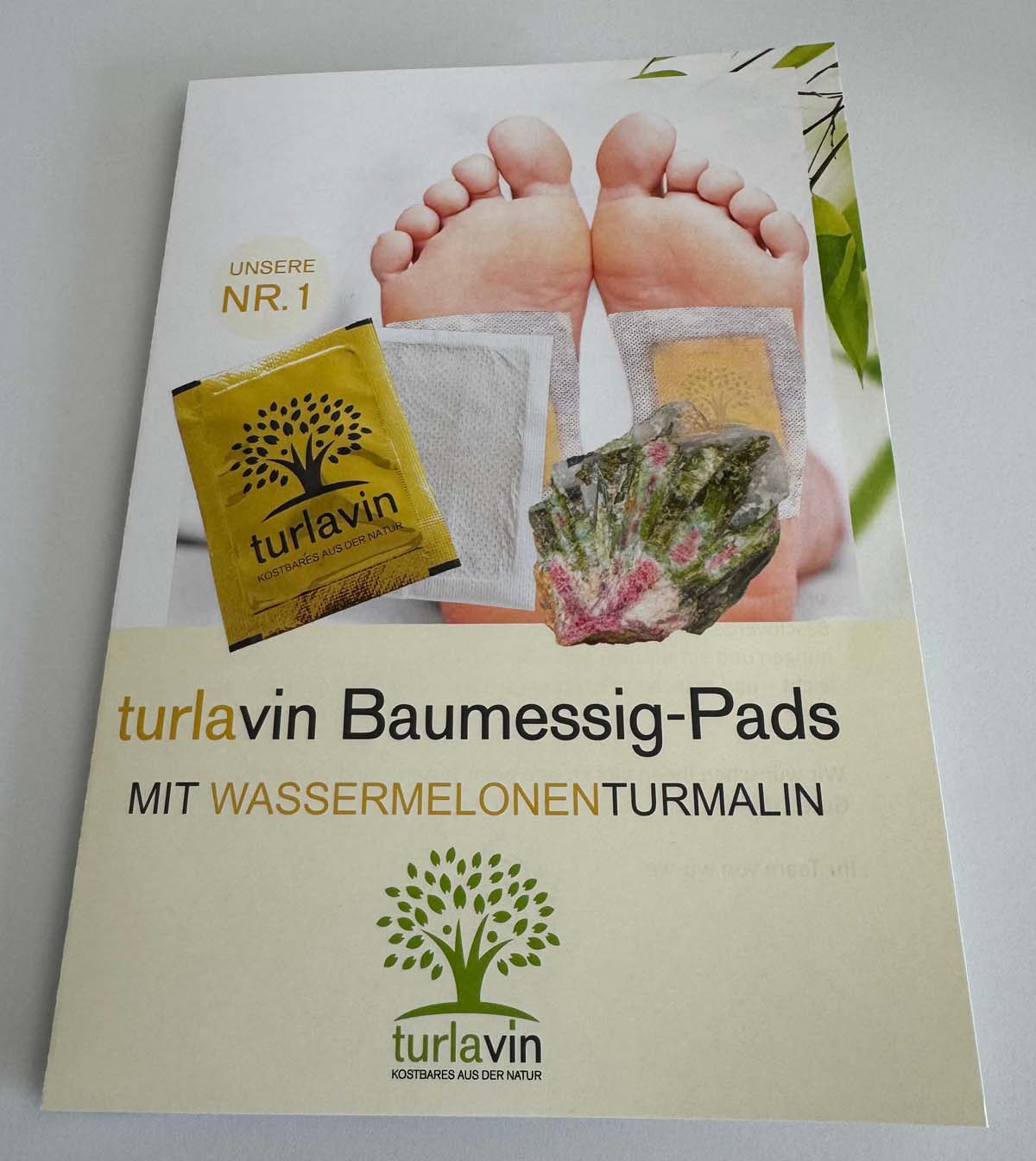 Turlavin Baumessig-Pads mit Wassermelonenturmalin (Test-Pack mit 2 Pads) Turlavin Baumessig-Pads mit Wassermelonenturmalin (Test-Pack mit 2 Pads)