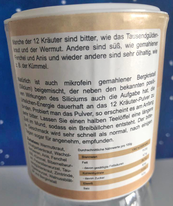 12-Kraeuter-Pulver-Dose-RS-70g 12-Kräuter Urteilchen-Pulver 70 g