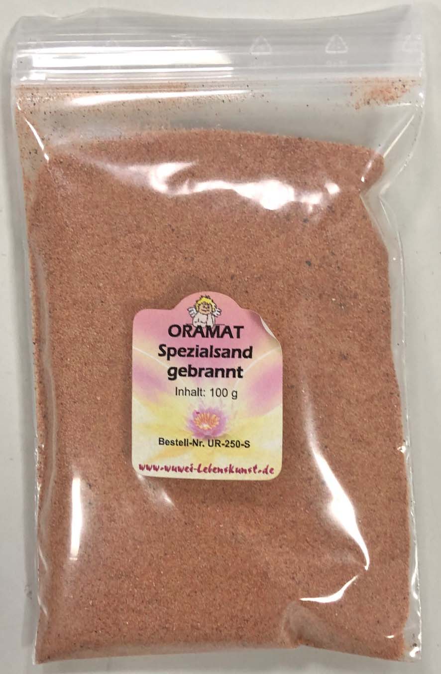UR-250-s-Sand-rot-100g Quarzsand Spezialmischung gebrannt 100 g für Transmitter