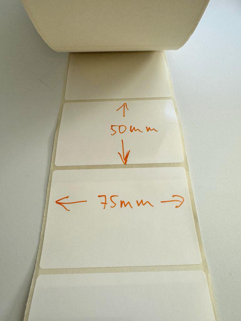 ETi2pEE63nbfsNdjZ Etiketten PE 75 x 50 mm 3000 Stück