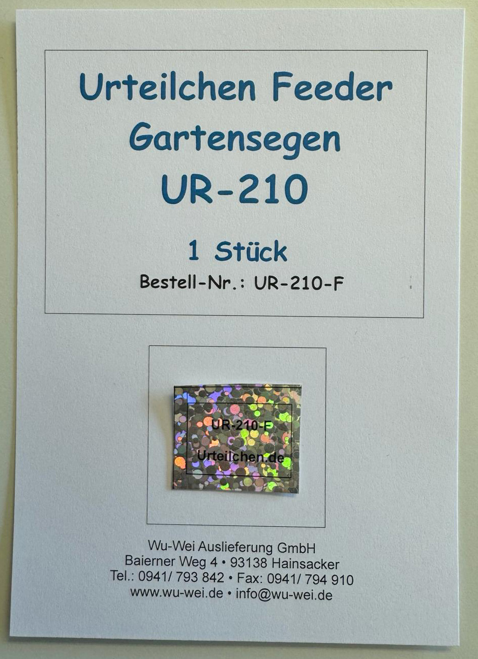 Feeder für Urteilchen Gartensegen Feeder für Urteilchen Gartensegen