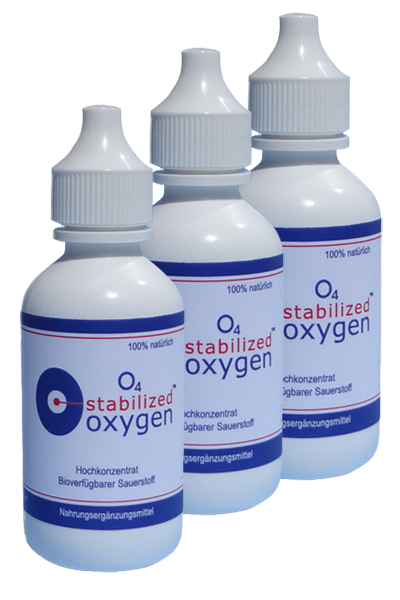 O4-Stabilized-Oxygen-3-600 3 Fläschchen Stabilisierter Sauerstoff O4 / 60 ml