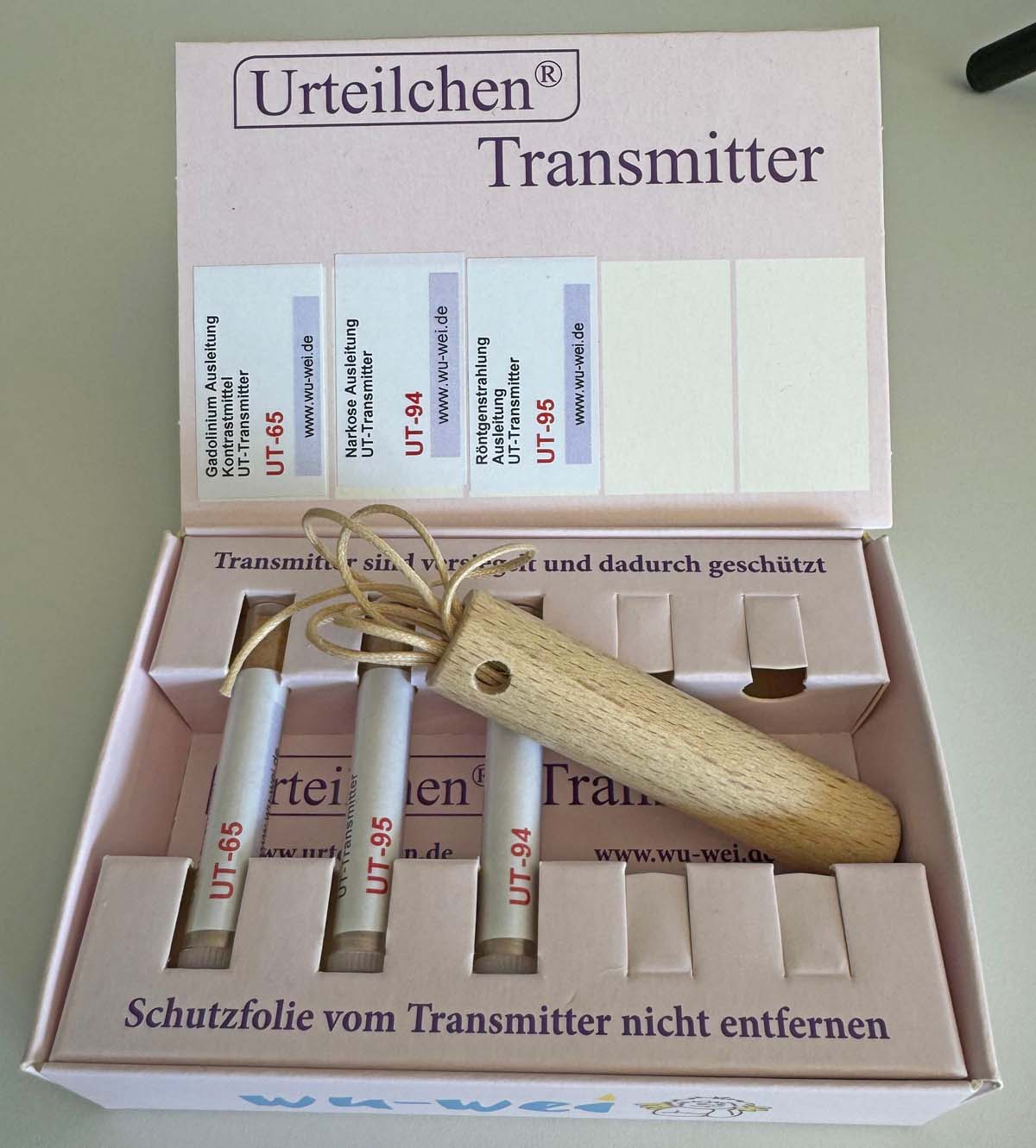 Klinikaufenthalt Transmitter-Set UT-65 + UT-94 + UT-95 + Köcher zum Umhängen Klinikaufenthalt Transmitter-Set UT-65 + UT-94 + UT-95 + Köcher zum Umhängen