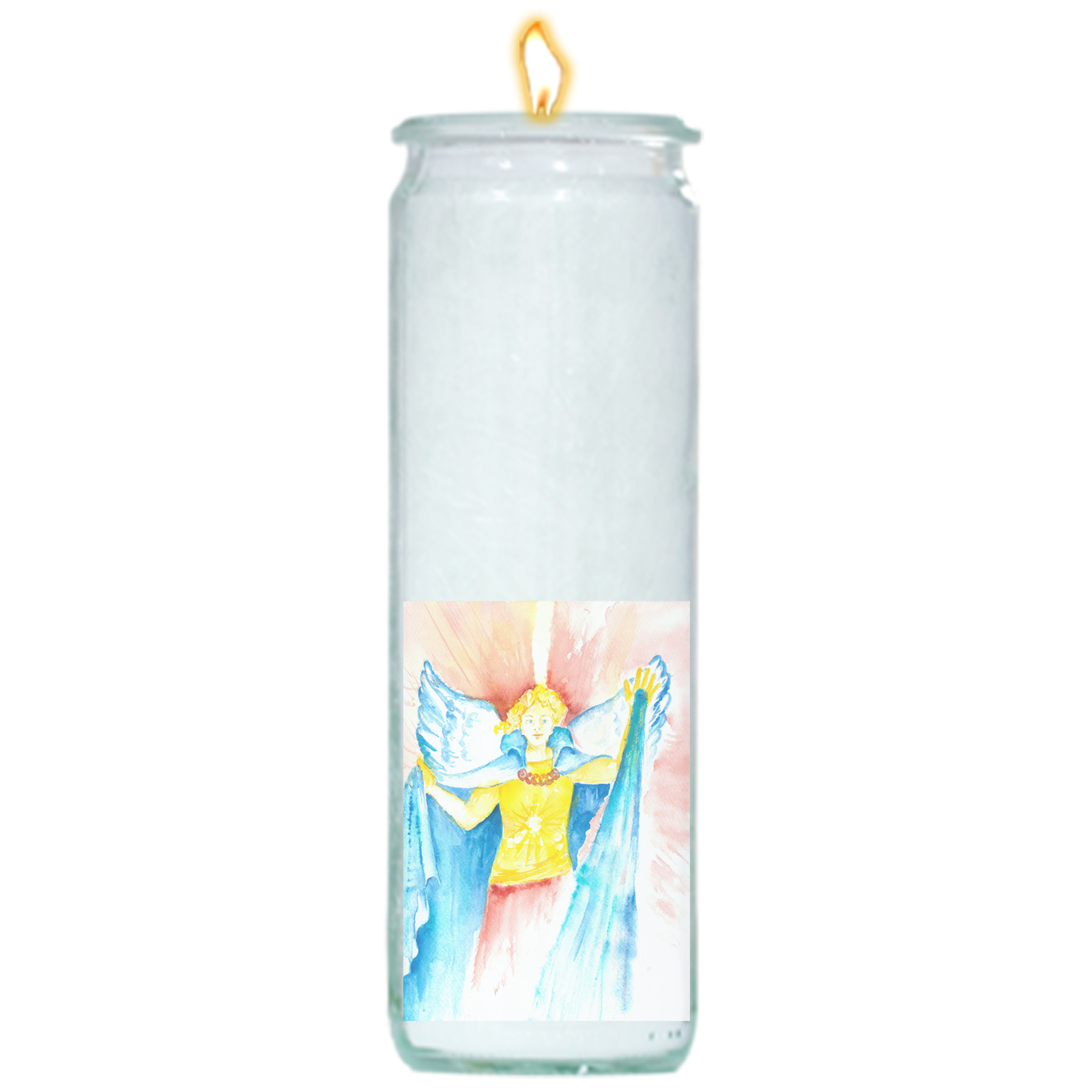 g-741RMmkeLqqiS9Bc Herzlicht-Kerze -Erzengel Michael- 20 x 6 cm