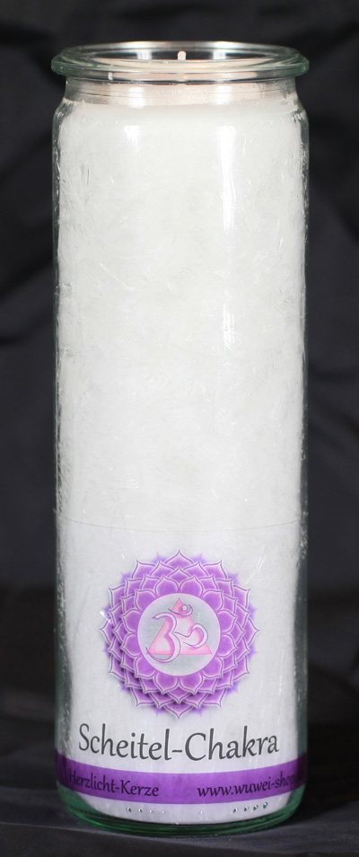 g-777C9dhsNGa9JBiu Herzlicht Scheitel-Chakra weiß 20 x 6 cm