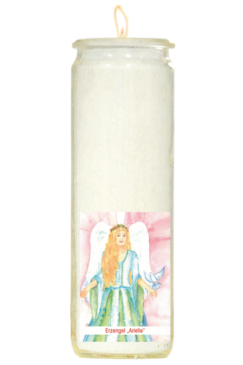 G-747_ArielleXyxzsilxUWAZS Herzlicht-Kerze -Erzengel Arielle- 20 x 6 cm