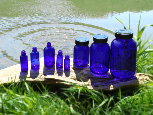 ka-60_209_0 Blauglas-Fläschchen 20 ml (10er Pack) ohne Deckel