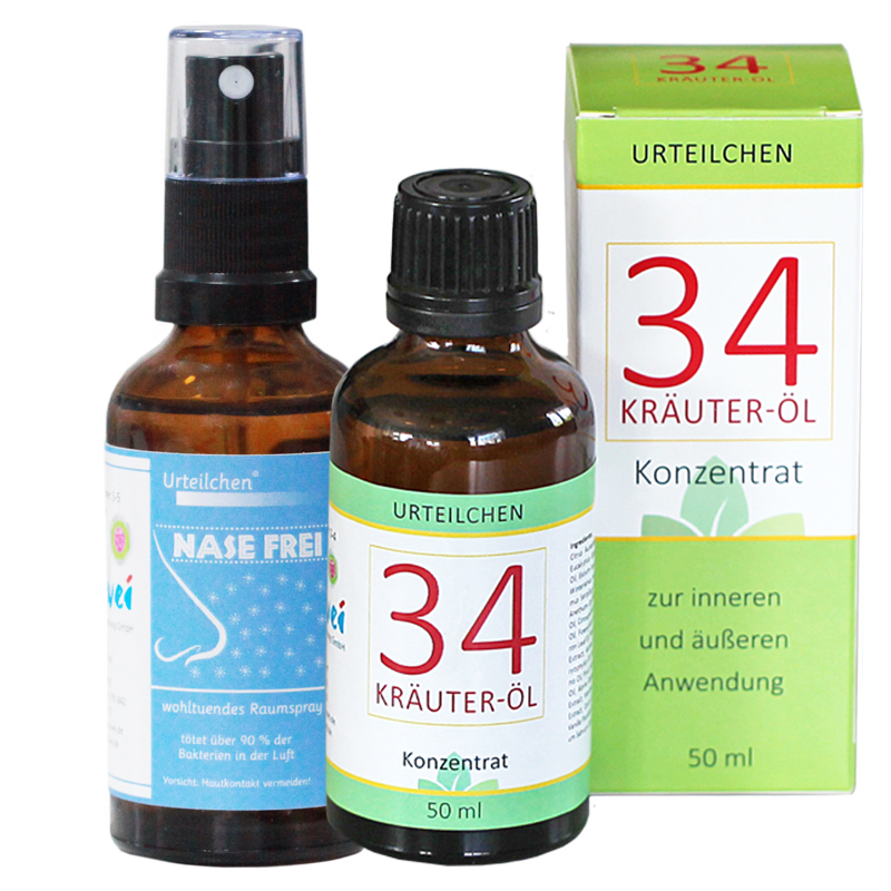 Set-Nase-frei-und-Kr-uter Set- Nase frei Spray 50 ml + 34 Kräuter-Öl 50 ml