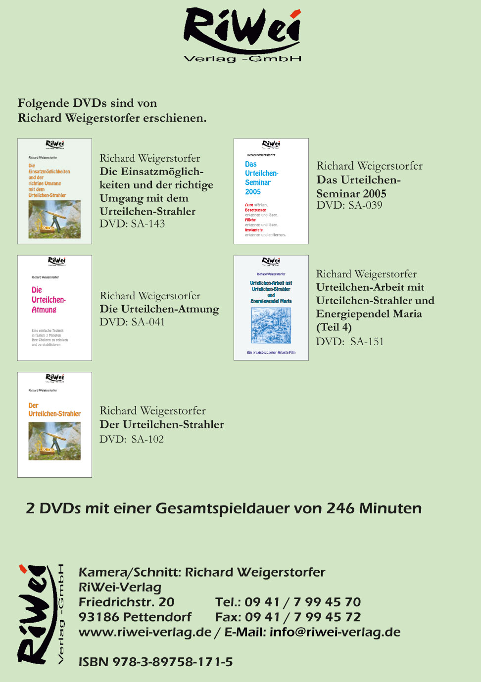 SA-171-Das-Urteilchen-Seminar-2008-web2 Richard Weigerstorfer - Das Urteilchen Seminar 2008 - Film Download