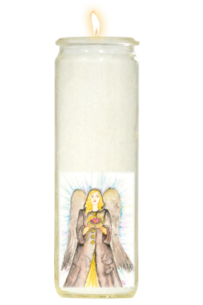 G-746-Azrael11hdCHvsPbadn Herzlicht-Kerze Azrael 20 x 6 cm